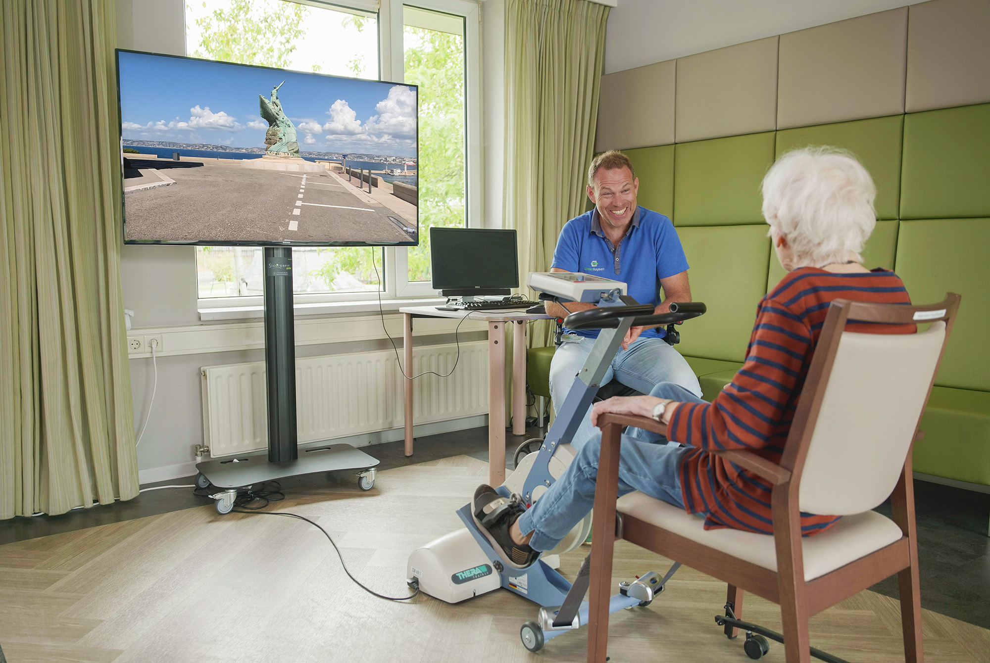 Korting op een SilverFit Mile in combinatie met een Thera Trainer