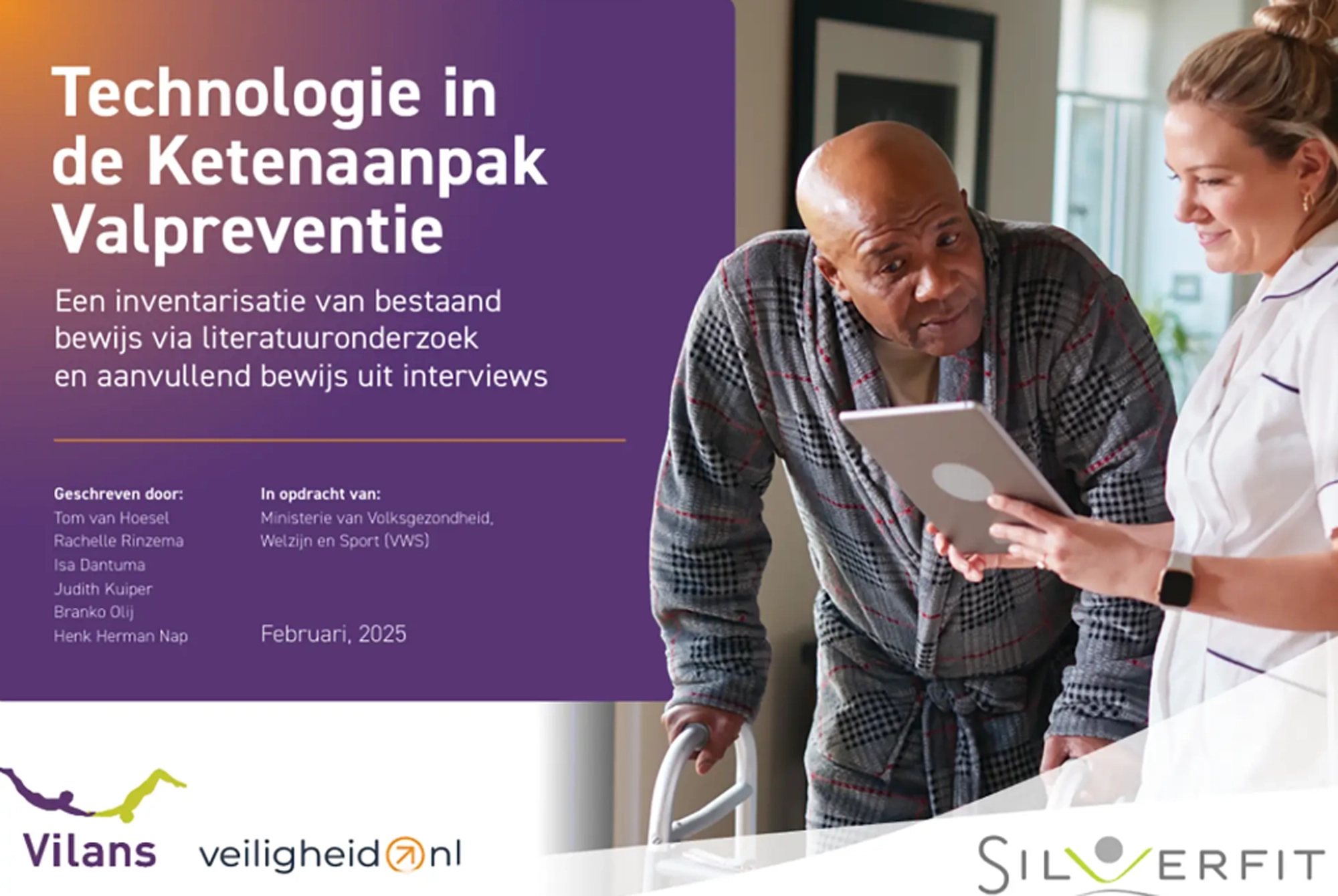 silverfit_participe_a_une_etude_menee_par_deux_organisations_néerlandaises_vilans_et_veiligheidnl_Recherche_sur_les_innovations_technologiques_en_prevention_des_chutes_chez_les_personnes_agees